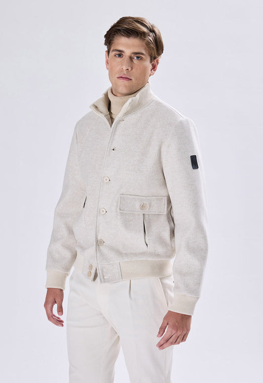 Wool Bomber Jacket