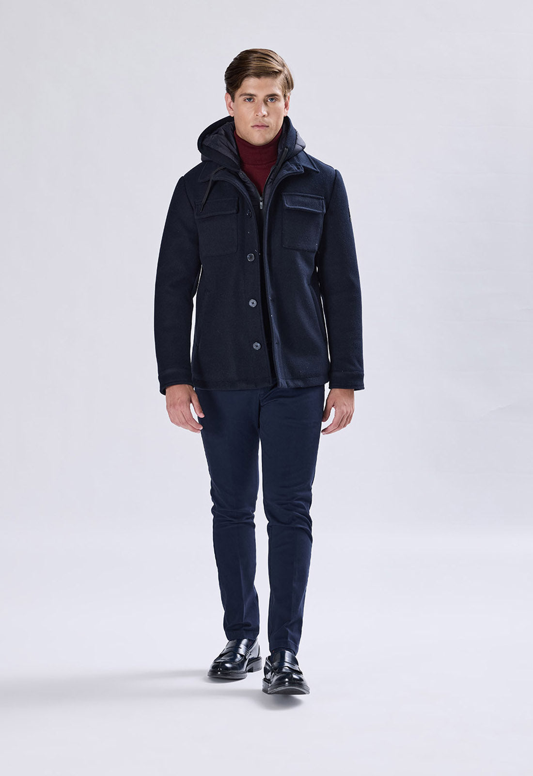 Fly Jacket in Eco Lana